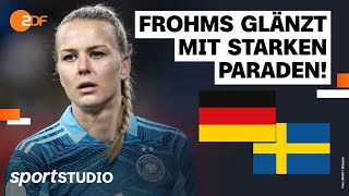 Deutschland – Schweden Highlights  Freundschaftsspiel  sportstudio [upl. by Gant]