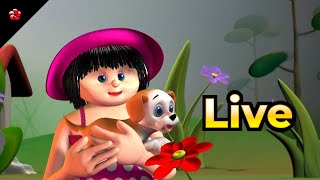 🔴 LIVE STREAM 🎬 Live Animation Fun with Pupi 🐕 Manjadi Songs Non Stop [upl. by Elletnwahs]