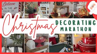 🎅2024 CHRISTMAS DECORATE WITH ME MARATHON│MAGICAL amp COZY CHRISTMAS HOME│COZY CHRISTMAS DECORATING [upl. by Atsilac]