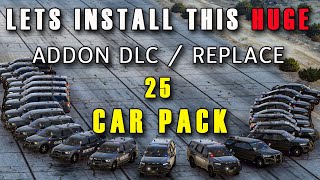 How to install a DLC Addon Car Pack for GTA 5 LSPDFR [upl. by Reinnej]