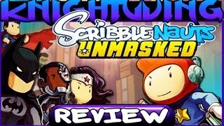 Game Reviews  Scribblenauts Unmasked Review Nintendo Wii U [upl. by Stedman]