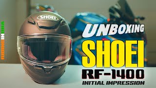 Shoei RF1400 Helmet Review  Worth the Upgrade [upl. by Arec]