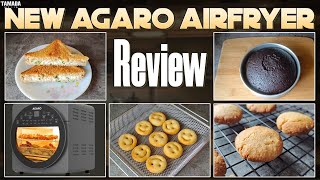 New Agaro Elite Digital Air Fryer Review  Oil free Cooking Baking Dehydrate Grill Toaster [upl. by Ariik]