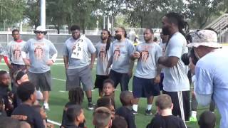 Blaze At NFL Running Back Matt Jones Camp 2017 [upl. by Maryjane466]