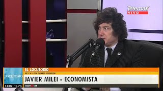 quotEstamos a las puertas de una hiperinflaciónquot Javier Milei 140819 [upl. by Saleme]