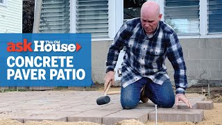 How to Install Concrete Pavers  Ask This Old House [upl. by Niarda]