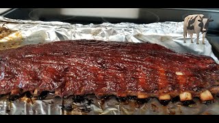 Super Easy Oven Baked Ribs Fall Off The Bone BBQ Ribs Recipe [upl. by Ijar536]