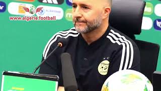 VIDEO COMPLETE DE LA CONFERENCE DE PRESSE DE BELMADI AU STADE NELSON MANDELA [upl. by Relda]