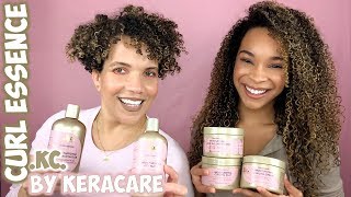 KC by Keracare CurlEssence Review amp Wash N Go [upl. by Yensehc3]