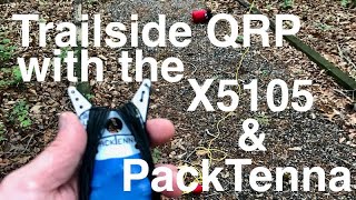 Enjoying a Casual Trailside QRP Park Activation with the Xiegu X5105 and PackTenna 91 UNUN [upl. by Jenilee]