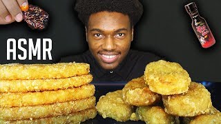 ASMR MCDONALDS 2x SPICY HASHBROWNS AND NUGGETS  EXTREME CRUNCHY SOUNDS  KEVO ASMR [upl. by Florri]