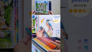 Colored Pencils Review creative unboxing birddrawing [upl. by Dimo90]