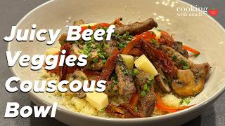 Irresistible 20Minute Beef and Vegetable Couscous Bowl [upl. by Marje951]