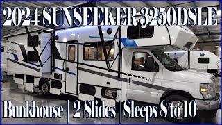 Motorhome With Bunks 2024 Sunseeker 3250 Motorhome at Couchs RV Nation a RV Wholesaler camping [upl. by Ayahsal]