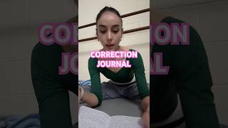 CORRECTION JOURNAL ballerinaballetjournaldancerprotipcorrectionballetcorerealityrehearsal [upl. by Amsab211]