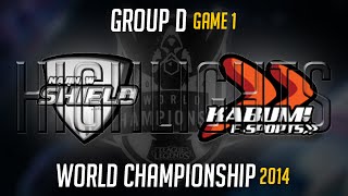 Najin White Shield vs Kabum E Sports Game 1 Worlds Highlights  LoL World Championship S4 NWS vs KBM [upl. by Ginzburg]