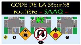 Code de la Sécurité routière 2024  Examen théorique SAAQ Québec test 2 [upl. by Etnomal]