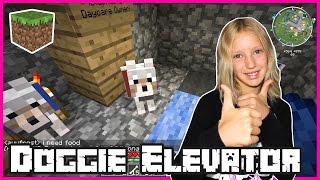 Elevator for Dogs in Minecraft  playing with ronaldOMG [upl. by Jewel]