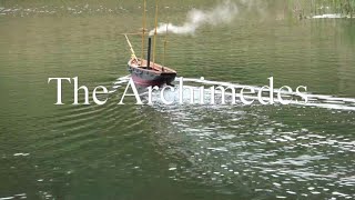 SS Archimedes model steam boat by William Mowll [upl. by Ainimreh192]