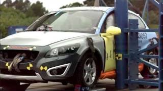 Volvo C30 Electric CRASH TEST [upl. by Amalita636]