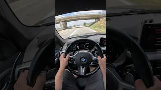 BMW G31 530d Touring 100200 kmh acceleration on Autobahn bmw acceleration shorts [upl. by Baryram]