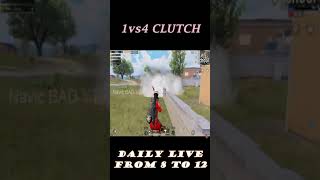 Pubg 1vs4 clutch ftValimai song  Valimai Naanga vera maari bgm  shorts pubg1v4clutch Shorts [upl. by Henri]