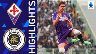 Fiorentina 30 Spezia  Vlahovic secures a win for Fiorentina  Serie A 202122 [upl. by Cathrine138]