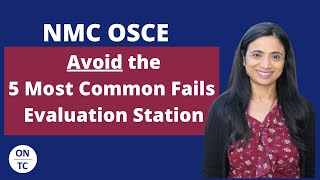 NMC OSCE Avoid the 5 Most Common Fails Evaluation Station SBAR Handover [upl. by Airym]