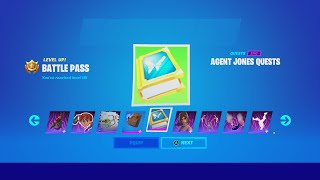 How To COMPLETE ALL AGENT JONESY CHALLENGES in Fortnite Agent Jones Quests [upl. by Malony]