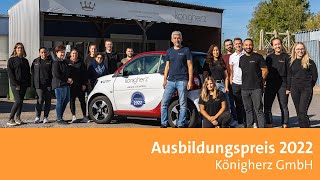 Ausbildungspreis 2022 Königherz GmbH [upl. by Surtemed]