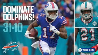 Bills DOMINATE Dolphins Epic NFL Recap [upl. by Efal839]