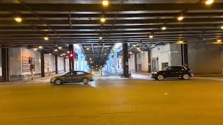 Underneath Chicago Lower Wacker Drive Walk Through City Underground [upl. by Daria]