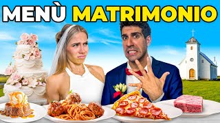 PROVIAMO TUTTO IL MENÙ DEL NOSTRO MATRIMONIO [upl. by Jori761]