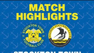 HIGHLIGHTS  Stockton Town 10 Widnes FC [upl. by Kcirderfla592]