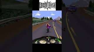 Road Rash game 🏍  Just kickem all 🤯 shorts racing [upl. by Reckford]