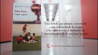 quotLugar seguroquot de Isaac Rosa Premio Biblioteca Breve 2022 booktrailer [upl. by Arch]