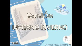 Canción Invierno Invierno con pictogramas [upl. by Yrrot494]