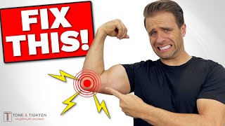 FIX Inner Elbow Pain Golfers Elbow  Medial Epicondylitis [upl. by Etteyniv]