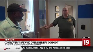 Portage County sheriff says ‘write down all the addresses’ of HarrisWalz supporters [upl. by Moon]