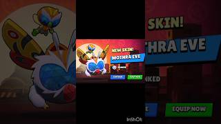 I PURCHASED MOTHRA EVE SKIN brawlstars shorts [upl. by Brockwell31]