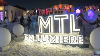 Montréal en lumière 2022 [upl. by Yeltsew]