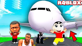 ROBLOX SHINCHAN in MEGA JET TYCOON with CHOP [upl. by Gittle]