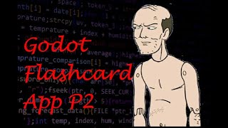 Creating a flashcard generator app in Godot 4 Stream 2 [upl. by Litha]