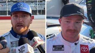 Chris Buescher and Tyler Reddick React to Darlington Scuffle [upl. by Perrine749]