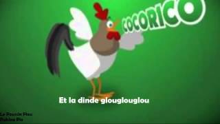 Pulcino Pio Le poussin Piou Official Lyrics Paroles [upl. by Aynot598]