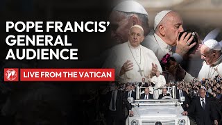 LIVE from the Vatican  General Audience with Pope Francis  August 7th 2024 [upl. by Averell]