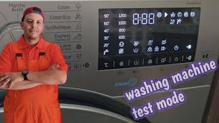 BEKO washing machine diagnostic mode How to check error code amp test mode machine à laver bekobeko [upl. by Aninahs]