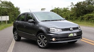 Teste  Volkswagen Gol 2017 16 Highline  Falando de Carro [upl. by Orabla]