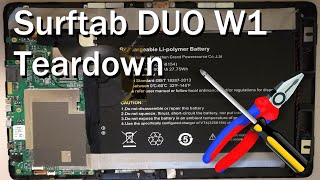 001  Teardown  OpenFix Surftab DUO W1 Trekstor ST1043210a [upl. by Drais]