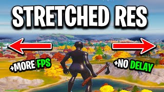 How To Get Stretched Resolution In Fortnite Chapter 5 WORKING 2024 [upl. by Ennairb]